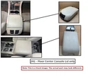 Gry Lea Console Lid Oem 10-12 Nissan Pathfindr Used. Price: $75.00.