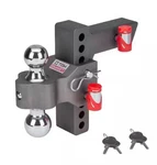 Towsmart Class V 12,500LBS. 6" Drop Rise Trailer Hitch Dual Ball Mount New. Price: $180.00.