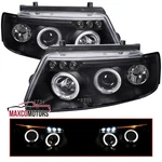 Black Projector Headlights Fits 1997-2000 Volkswagen Passat Led Left+right 97-00 New. Price: $166.49.