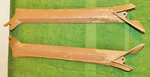 1969 1970 Mustang Fastback Mach Boss Shelby Orig Lh&rh Pillar Trim Moldings Used. Price: $149.00.