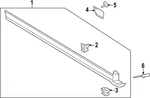 2013-2019 Ford Escape Deflector Rocker Molding New. Price: $68.24.