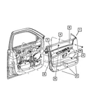 Genuine Mopar Switch Bezel Right 68055668AA New. Price: $18.92.