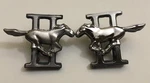 1974 1976 Ford Mustang Ii Front Fender Emblems Used. Price: $65.00.