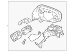 Genuine Subaru View Mirror Unit Lhl 91036XC10D New. Price: $267.18.