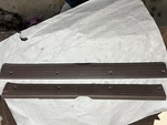 96-02 Toyota 4RUNNER Front Door Sill Scuff Plates Brown Used. Price: $70.00.