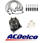 Acdelco Ignition Kit Distributor Rotor Cap Wire Spark Plugs For S10 S15 4.3L V6 New. Price: $127.53.