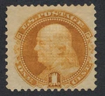 United States (us) 112 Mint Fine Hinged, 1C 1869 Franklin. Price: $169.00.