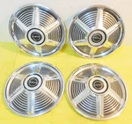 1964 1965 Mustang Fastback Coupe Convertible Orig 14" Wheel Hub Caps Covers Set Used. Price: $399.00.