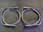 1967 Chevrolet Camaro Standard Headlamp Bezel Rh Lh Oem Gm Headlight Set Used. Price: $40.00.