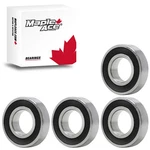 6205-2RS Ball Bearing 25X52X15MM Rubber Sealed (qty 4) New. Price: $18.95.