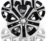 Pack 17" Wheel Covers Hubcaps Silver & Black For 2013-2018 Toyota RAV4 New. Price: $57.64.