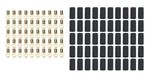 Quickcar 57-466-50 16-14 Gauge #6 Ring Terminals 50-PACK New. Price: $73.03.