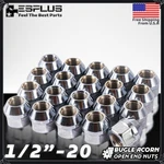 Oldsmobile Universal Open Lug Nut 1/2-20 Chrome Fit Oldermodel 88/98/TORONADO New. Price: $15.99.