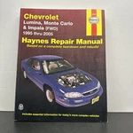 Haynes #24048, Chevrolet, Monte Carlo, Lumina, Impala, 1995 - 2005 Used. Price: $9.99.