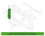 16-20 Toyota & 16-21 Mazda CX-3 Panel Seal 53881-WB001 DA6A-53-115A Genuine New. Price: $16.00.