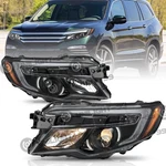For 2016-2021 Honda PILOT/17-20 Ridgeline Halogen W/o Led Drl Headlights Pair New. Price: $165.99.