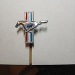 Pair Of Vintage Ford Mustang Pony Emblems Oem C9ZB-6520802 & C9ZB-6520803 Used. Price: $20.00.