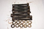 1995-1998 Nissan 240SX Silvia S14 KA24DE Set Of 10 Cylinder Head Bolts Washers Used. Price: $33.92.