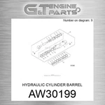 AW30199 Hydraulic Cylinder Barrel Fits John Deere (surplus Open Box) New. Price: $152.48.
