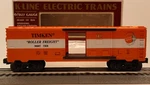 K-line, O/O27, K-90007, Timken, Roller Freight Box Car, #90007, C-8, Ln/ob Used. Price: $19.55.