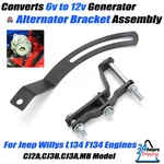 Alternator Bracket Assembly For Willys Jeep CJ2A CJ3A CJ3B L134 F134 Engine New. Price: $55.99.
