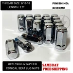 20 Dodge Ram 1500 Chrome Bulge Acorn Lug Nuts 9/16-18 For Durango Dakota Raider New. Price: $23.95.