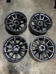 Ssr GTX01 18X9.5 5X114.3 22MM Offset Dark Silver Wheel Used. Price: $1500.00.
