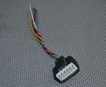 08-15 Mitsubishi Lancer Evox 12 Wire Left Headlight Connector Plug Pigtail Oem Used. Price: $20.00.