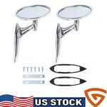 Round Bowtie Outside Rearview Mirrors For Chevy Chevelle Impala Nova New. Price: $47.99.