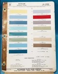 1961 Dodge Dart Lancer Paint Chips, Ditzler Ppg Used. Price: $15.00.