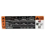 Genuine Ford A/c System Information Label LV4Z-1503050-B New. Price: $24.98.