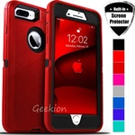 For Iphone 6 7 8 Plus 2020 Shockproof Rugged Case Cover + Screen Protector New. Price: $7.99.