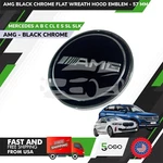 Amg Classic Front Mercedes Benz Black Emblem - Modelo Poem Remanufactured. Price: $29.24.
