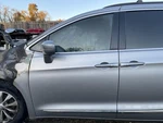 2017-2019 Chrysler Pacifica Left Driver Side Front Door Minor Scuffs Silver Used. Price: $600.00.