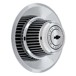 For Chevy Camaro 67-81 Oer Tall Chrome Wheel Center Cap Black Bow Tie Logo New. Price: $82.14.