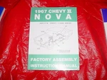 1967 Chevrolet Nova Factory Assembly Manual New. Price: $52.75.