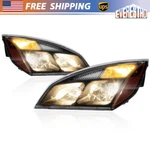 Pair Fit For Freightliner Cascadia 2018-UP Halogen Headlamp Headlights Assembly New. Price: $177.49.