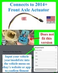 Fits 2014+ Gmc Front Axle Actuator 4WD Connector Plug Pigtail Harness Wiring New. Price: $24.99.