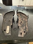 Nos 1969-1970 Ford Galaxie Station Wagon Rear Bumper Brackets Pair New. Price: $200.00.