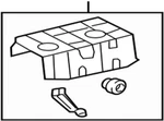 58328-50031 Toyota Insulator, Main Muffler Heat, Lh 5832850031, New Genuine Oem. Price: $75.55.
