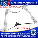 For Infiniti EX35 EX37 New Left Driver Side Door Window Regulator 807211BA0B Usa. Price: $48.99.