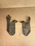 1965 1966 Ford Mustang Rear Bumper Guard Bracket Pair Used. Price: $29.99.