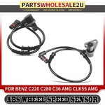 2X Front Abs Wheel Speed Sensor For Mercedes-benz C280 C36 Amg CLK320 CLK55 New. Price: $37.99.