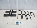 Jeep CJ2A CJ3A Willys M38 Front And Rear Axle Leaf Spring U-bolts Assembly Used. Price: $50.00.