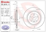 Brembo 09D27511C02 Disc Brake Rotor New. Price: $109.93.