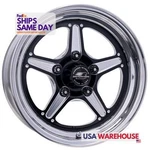 Billet Specialties BSPBRS23535F6117 Black Aluminum Wheel Rim 5X4.75 15X3.5 New. Price: $772.26.