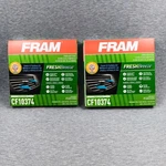 2 Pack Fram Fresh Breeze Cabin Air Filter CF10374-05 For Toyota Vehicles New. Price: $29.99.