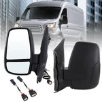 Left Driver Side Door Mirror Compatible With 2015-2025 Ford Transit 150 250 350 New. Price: $129.99.