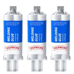 Metal Glue, 1.76 Oz 2 Part Ab Liquid Filler, Heavy Duty Welding Marine Epoxy, New. Price: $29.49.