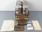 6 New Old Stock Nos Zollner 404P Pistons With Pins Semi Sized International?. Price: $179.95.